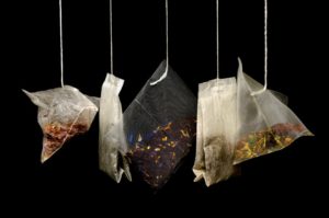 picture of herbal tea bags to help you sleep on a plane