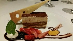 Picture of gourmet dessert on an AmaWaterways River Cruise,