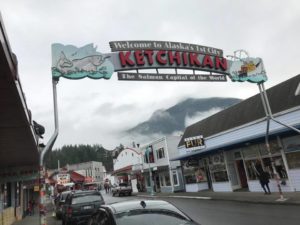 picture of Ketchikan, Alaska's welcome sign